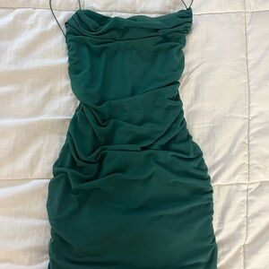 Oh Polly Green Mini Dress